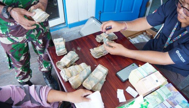 Bank Indonesia Papua Serap Rp 2,72 Miliar Uang Tak Layak Edar di Distrik Atsj Kabupaten Asmat